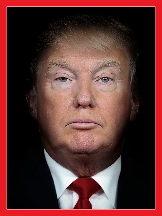 Trump and Putin Morphed into a single image. Time Magazine Cover 7/21/18